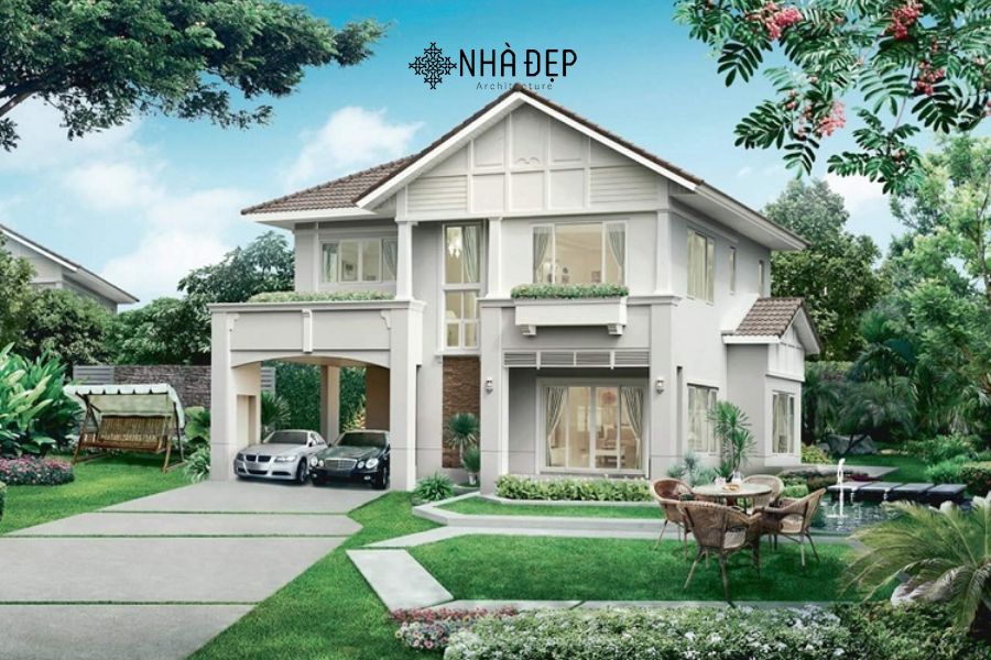 Mẫu nhà vườn đẹp không thể rời mắt